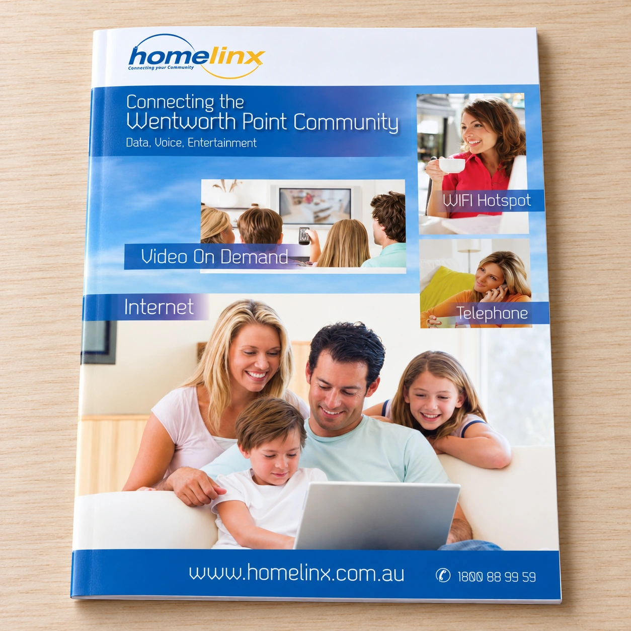 Homelinx — Brochure design